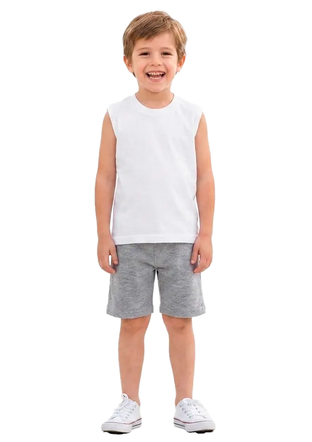 remera sin mangas para niño